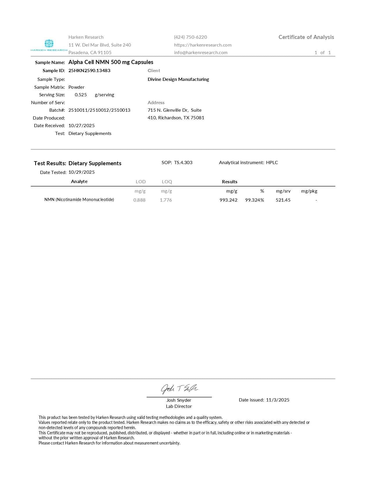 NMN • 500mg — Free Trial