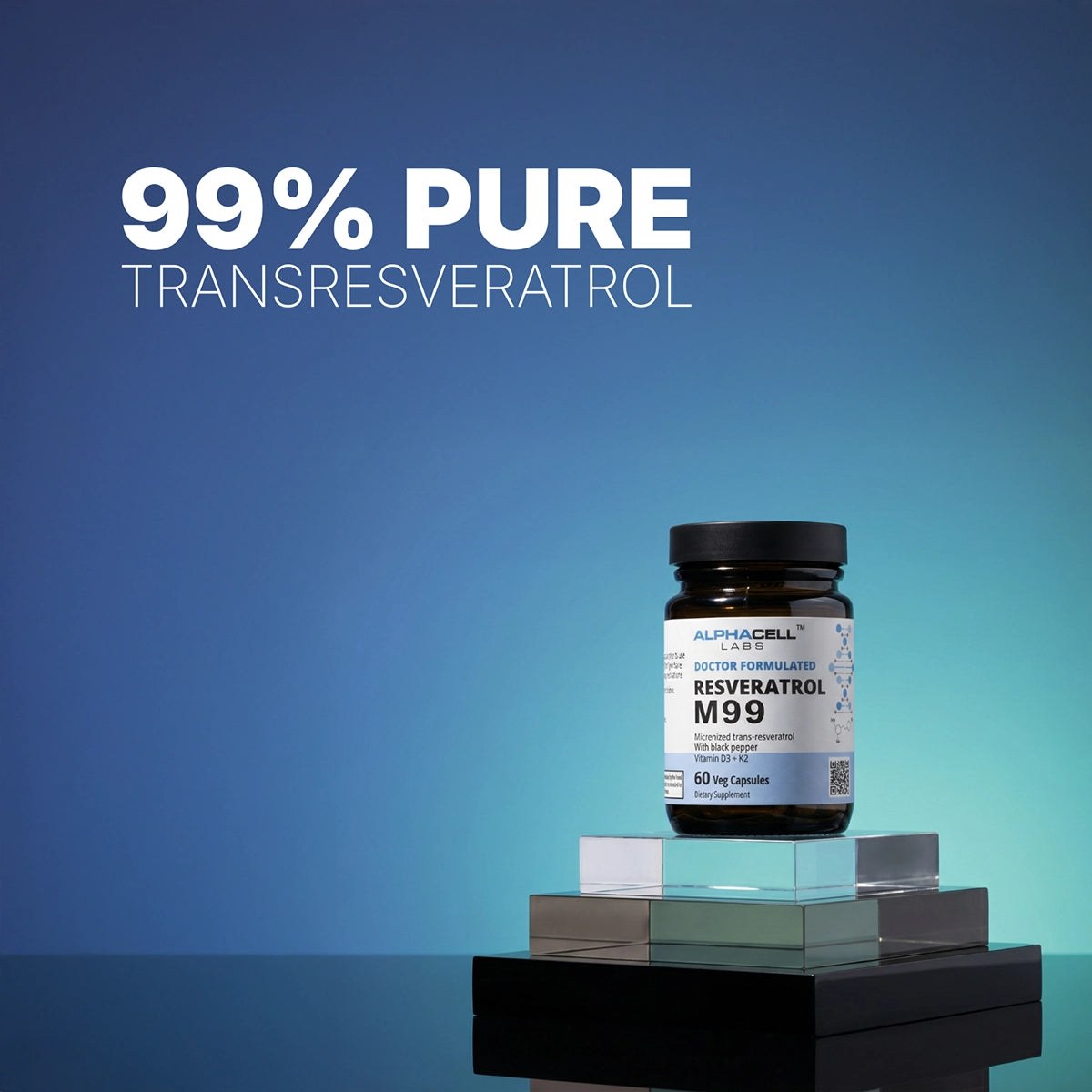 Resveratrol M99 - 150 mg (60 Veg Caps)