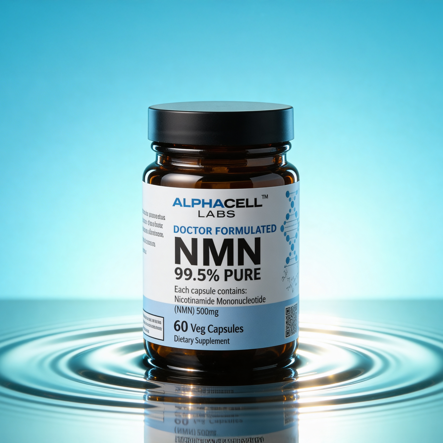 NMN - 99.5% Purity (60 Veg Caps) 500mg