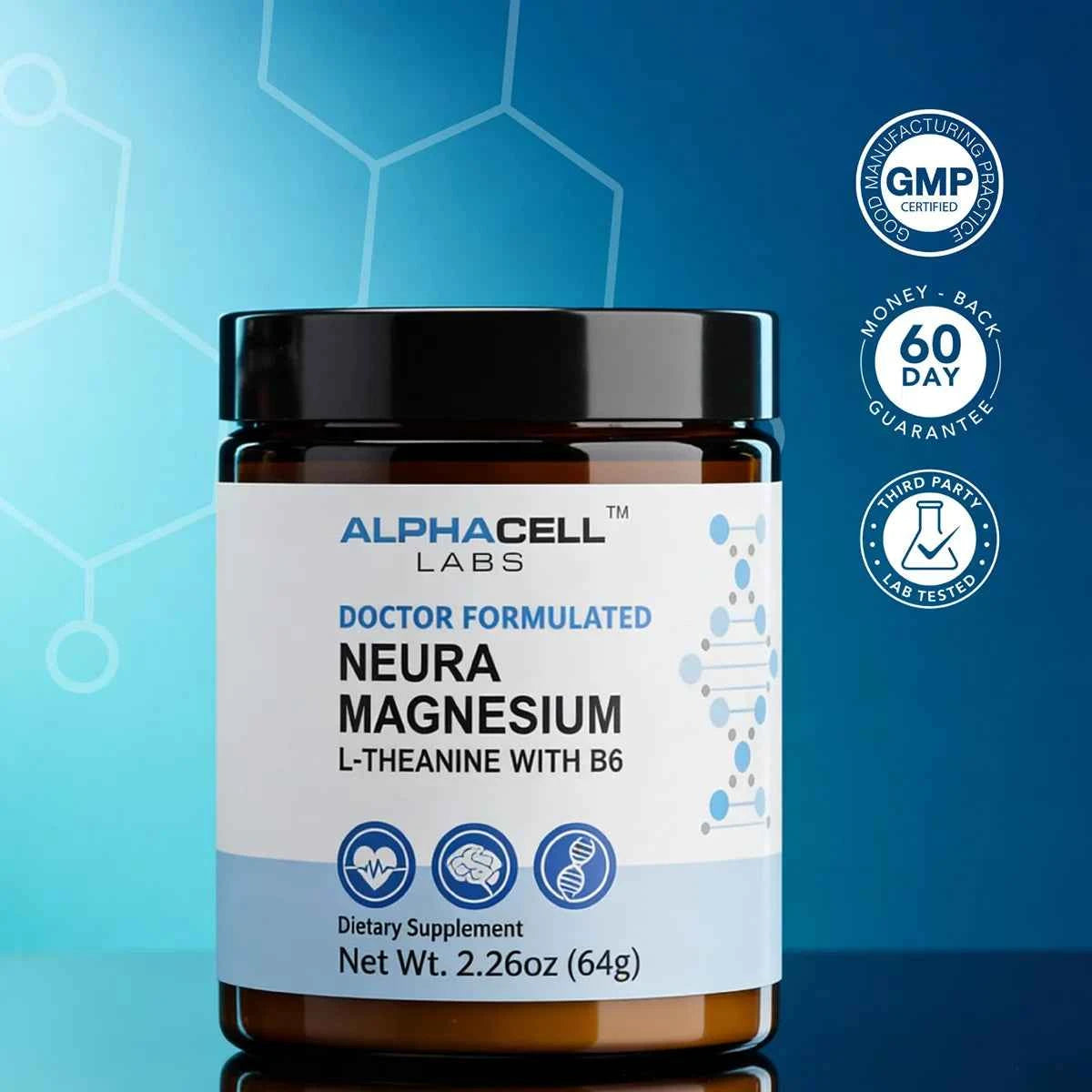 Neuramagnesium with L-Theanine & B6 - Powder Form