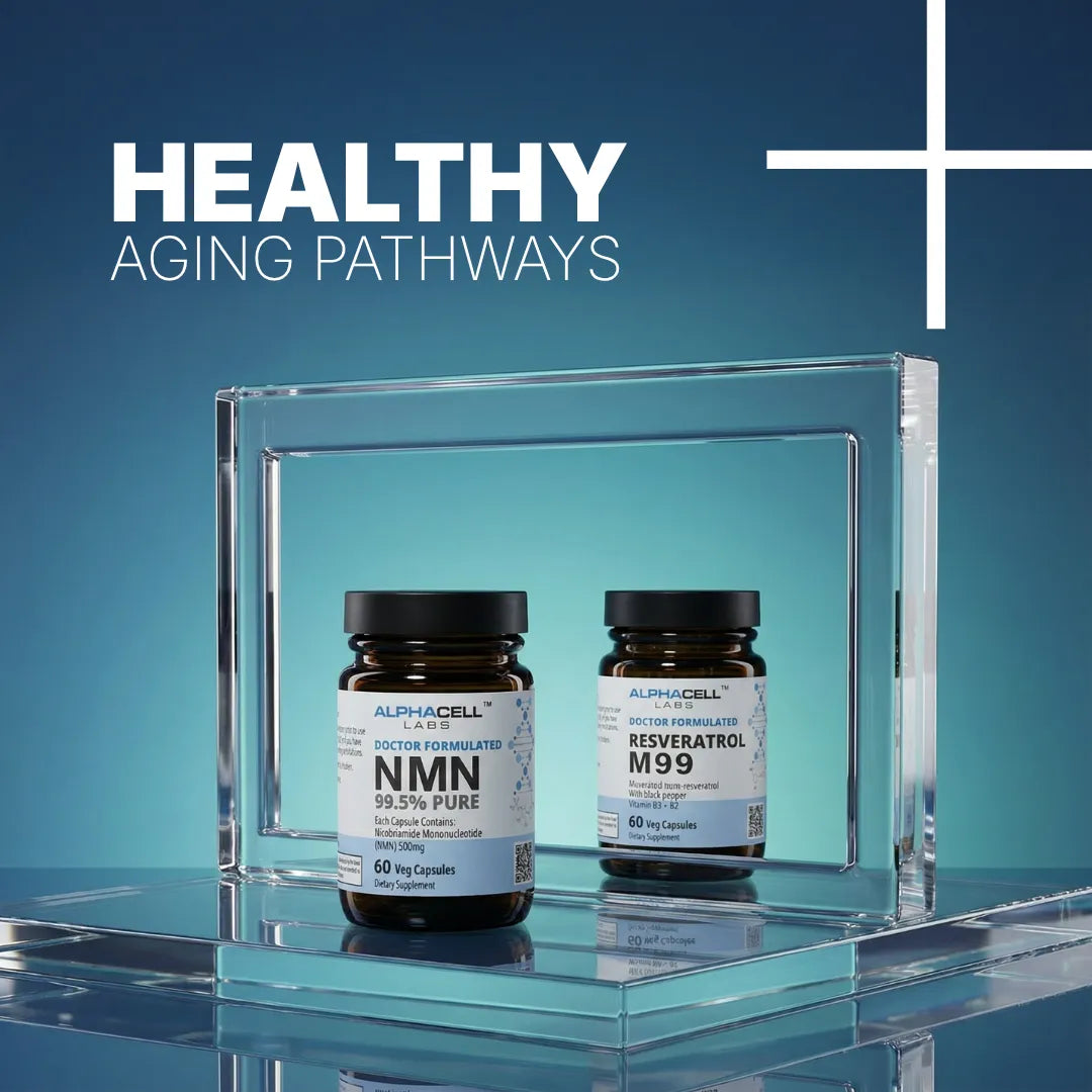 Longevity Pack - NMN and M99 Resveratrol with Vitamin D3 + K2