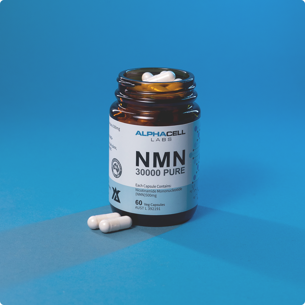 AlphaCell Pure NMN Supplements 500mg