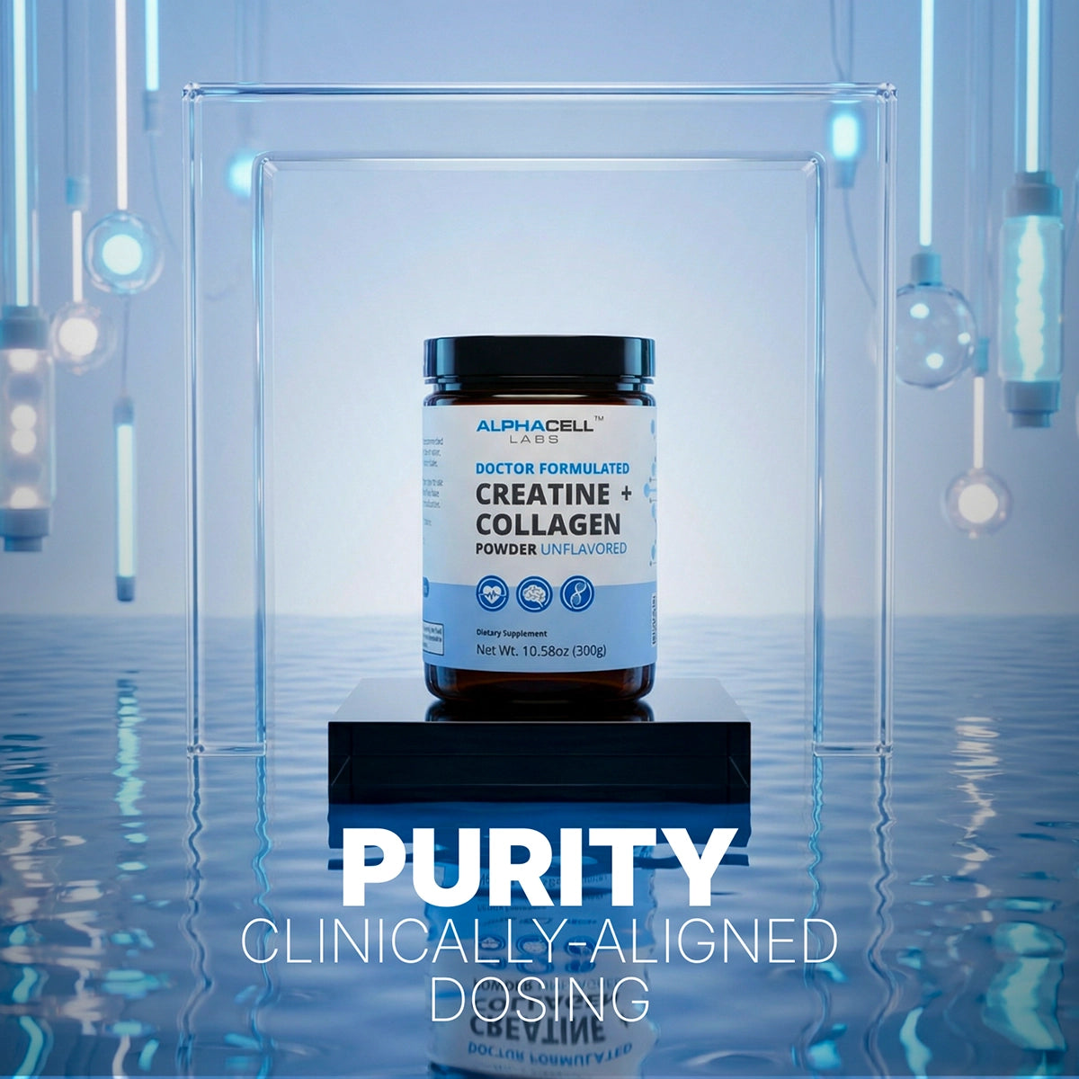 Creatine & Collagen - 10.58 oz. (300 g) 30 Servings