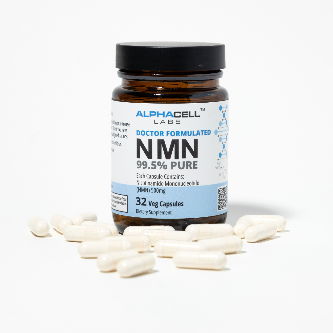 AlphaCell Labs NMN 500 mg - 32 Veggie Capsules