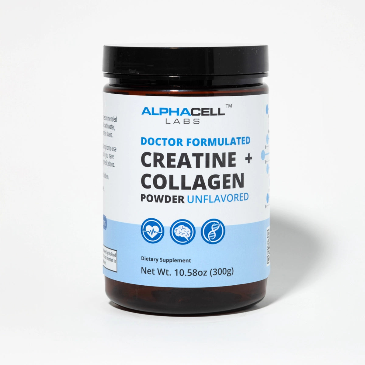 AlphaCell Creatine & Collagen 300 g - 10.58 oz. 30 Servings