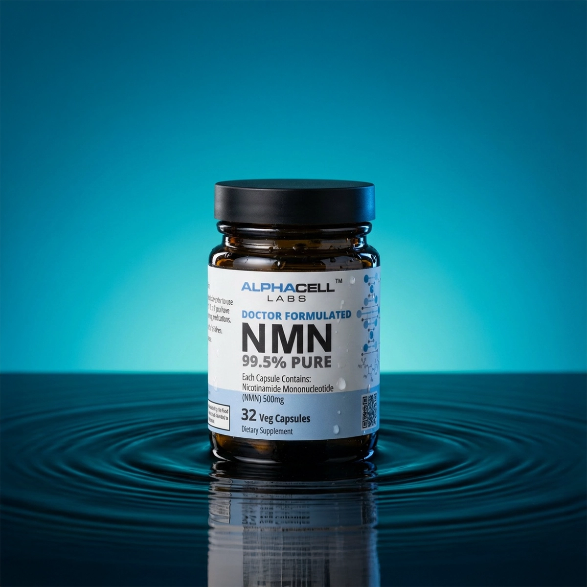AlphaCell Labs NMN 500 mg - 32 Veggie Capsules