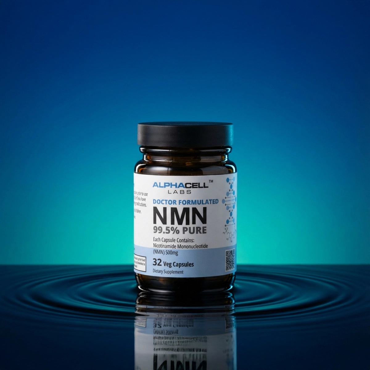 AlphaCell Labs NMN 500 mg - 32 Veggie Capsules